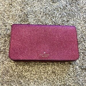 Kate Spade Smooth Glitter Women's Tinsel Flap Shoulder Bag NWT